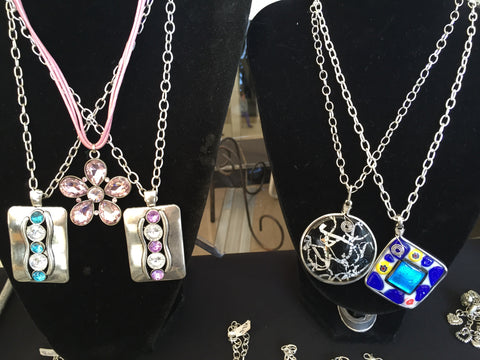 Silver designer necklace